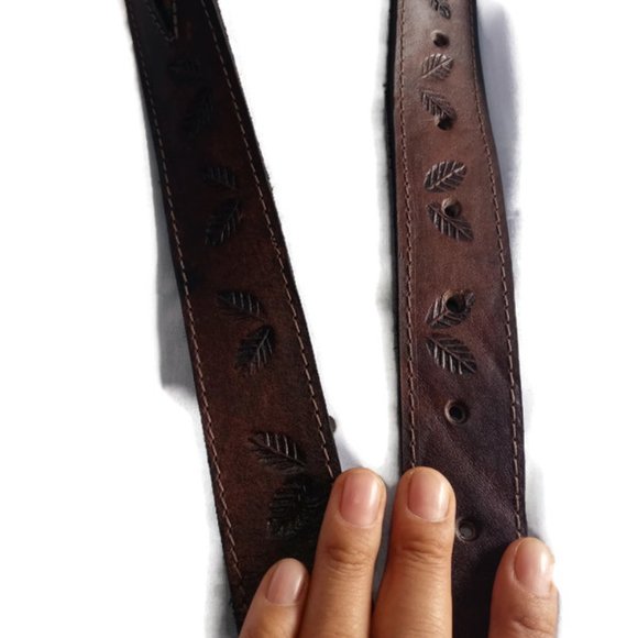 Peruvian Belt handcrafted in Leather Cusco Peru main image 5